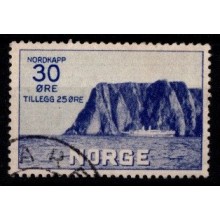 1930 - Norge - AFA 161 - Frimærke - Nordkap I - Stemplet.